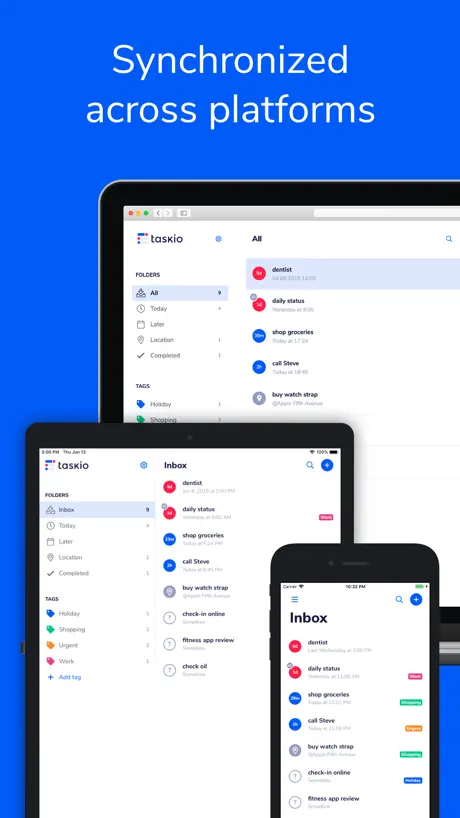 Taskio: Tasks & To-Do list