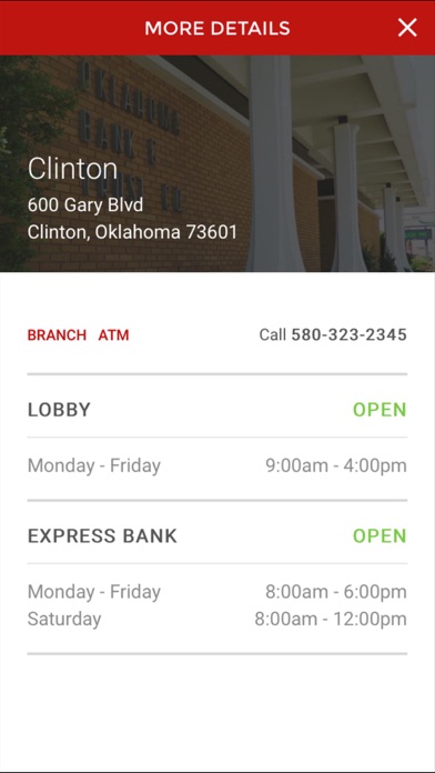 Oklahoma Bank & Trust Screenshot