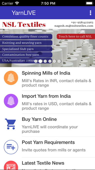 How to cancel & delete YarnLIVE - Yarn Rates, Textile from iphone & ipad 1
