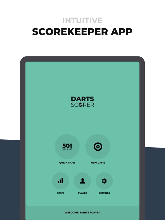 Darts Scorer 180 iPad screenshot 1 - Sports app