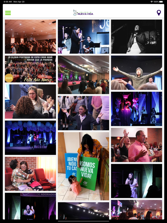 Iglesia Cristiana Nueva Vida iPad screenshot 5 - Lifestyle app