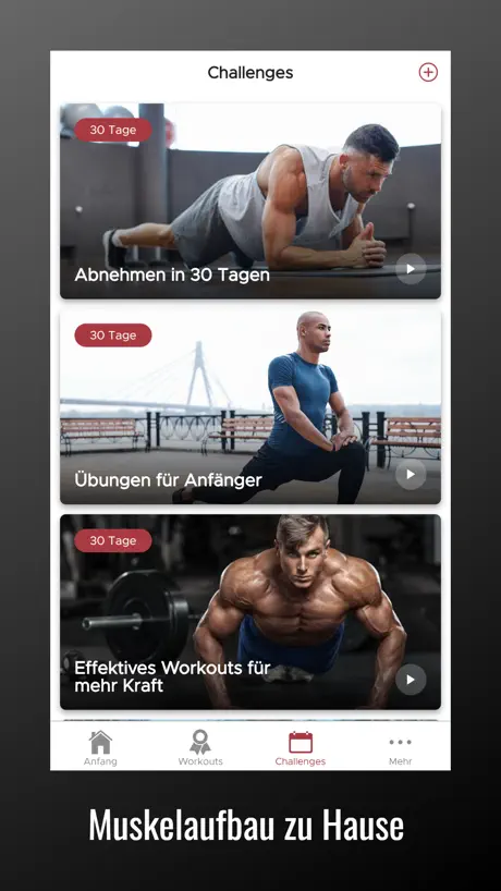 Heimtraining für Männer