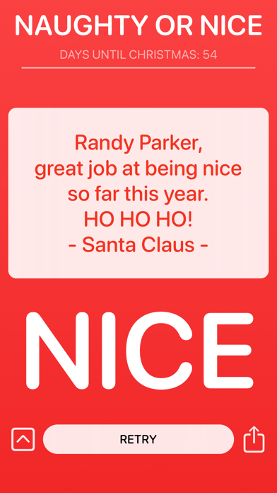 Santa's Naughty or Nice List ◌ Screenshot