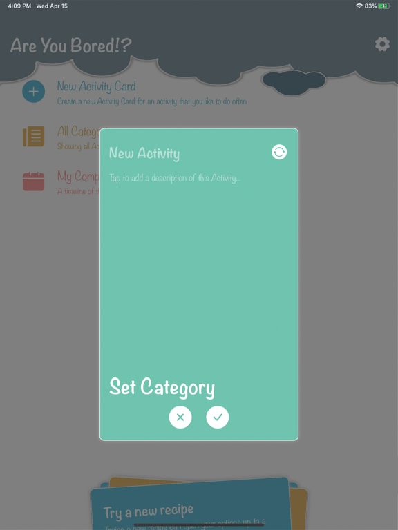 Are You Bored!? iPad screenshot 4 - Entertainment app