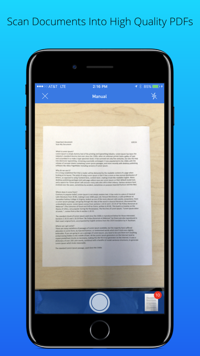 How to cancel & delete Scan My Document - PDF Scanner from iphone & ipad 3