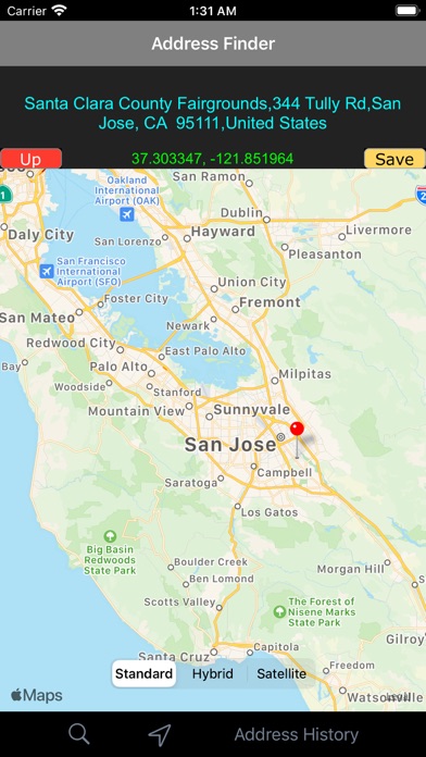 Screenshot #1 pour Global Address Finder