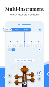 Simply Tuner - Violin, Cello screenshot