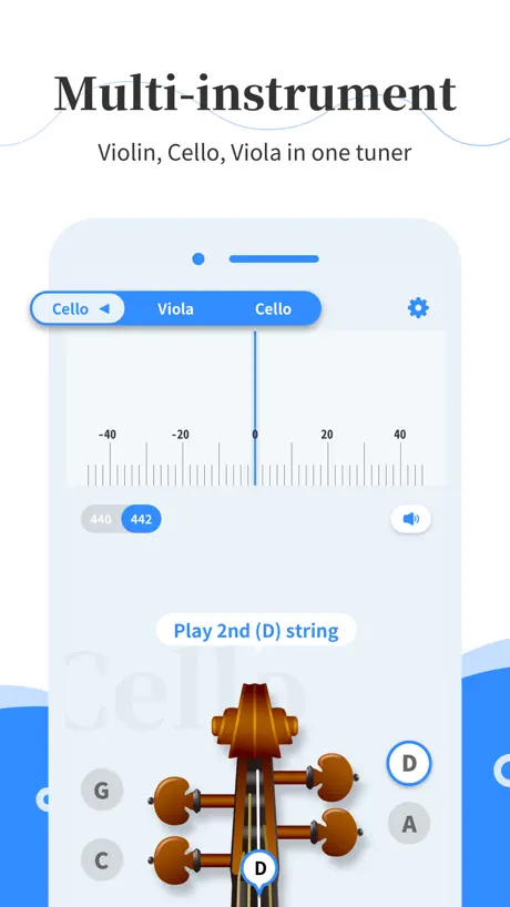 Simply Tuner - Violin, Cello