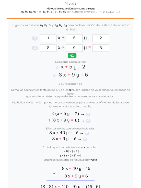 Screenshot #4 pour Sistemas 2x2