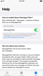 messagefilter pro iphone capturas de pantalla 4