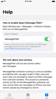MessageFilter Pro iphone bilder 3