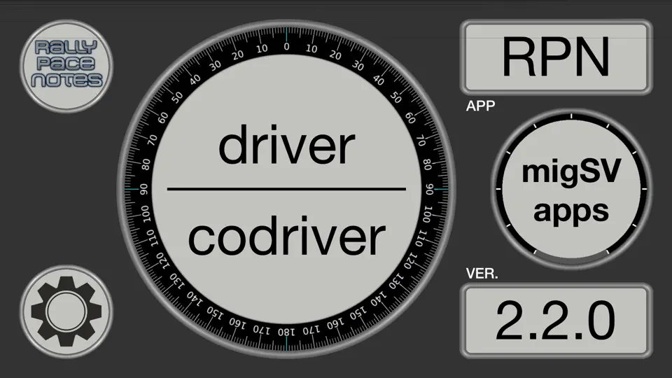 Captura de pantalla de RallyPacenotes en iPhone 2