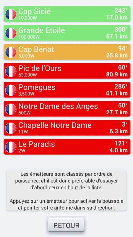 Chercheur d'antennes screenshot 2 of 3