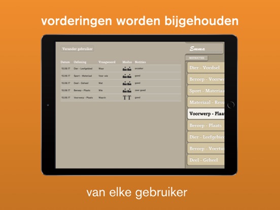 Lexico Vraagbegrip iPad app afbeelding 5