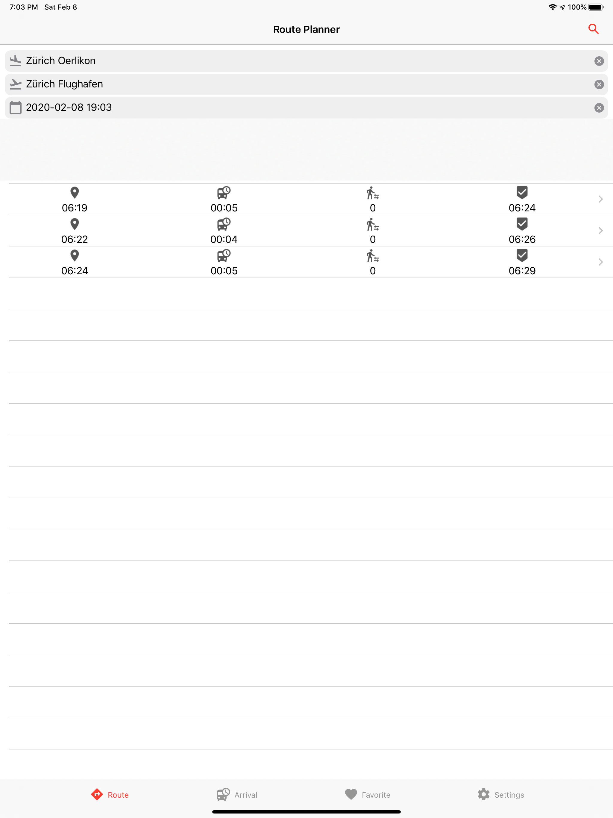 Strecken und Fahrplan Schweiz screenshot 4