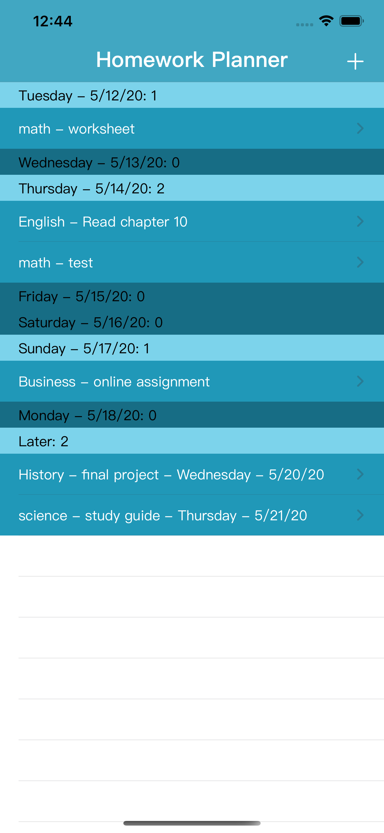 HW Planner