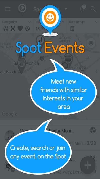 SPOT - Join and Create Events!