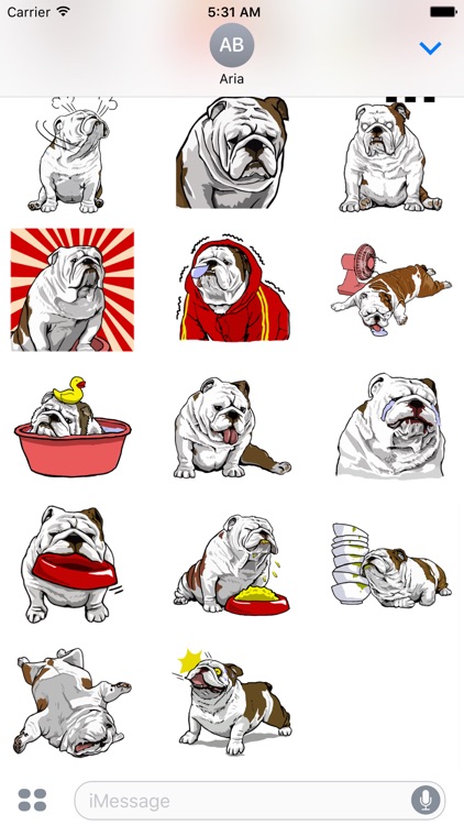 British Bulldog Icon Sticker screenshot-3
