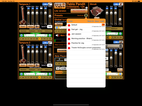 iTabla Pandit Lite iPad screenshot 2 - Music app