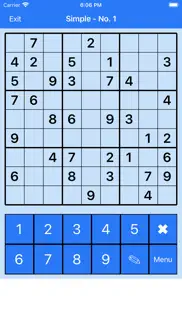 sudoku • sudoku iphone screenshot 2