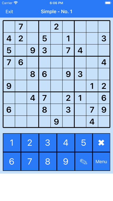 Sudoku • Sudoku Screenshot