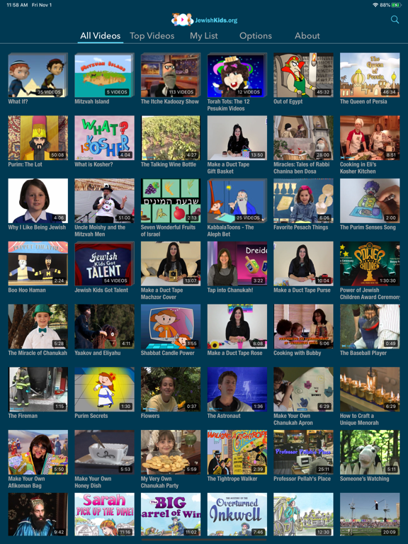 Screenshot #4 pour Jewish Kids Videos