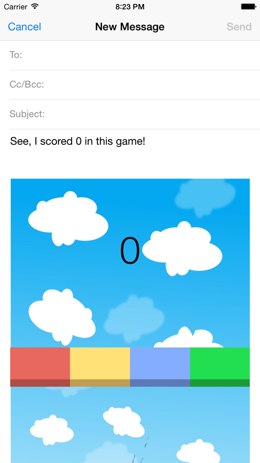 #5. Color Hit: destroy the blocks (iOS) By: Gaetano La Delfa