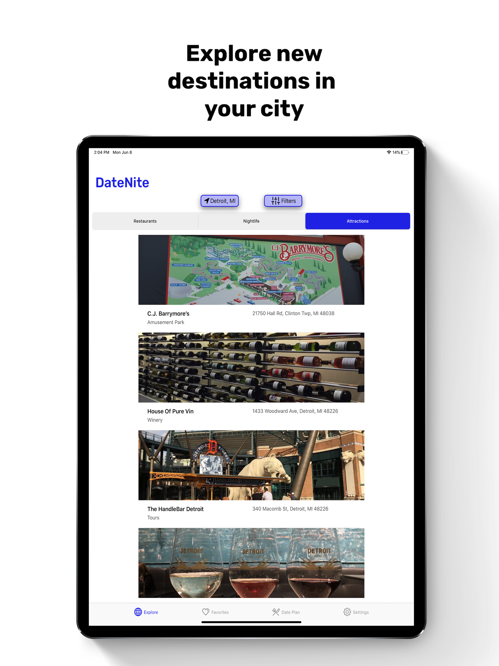 DateNite: Unique Date Planner