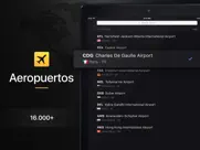 info vuelos. ipad capturas de pantalla 3