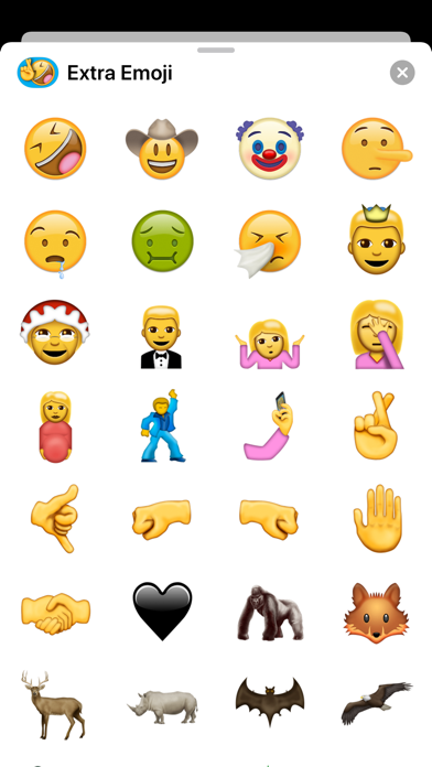 Extra Emoji Smiley Stickers Screenshot