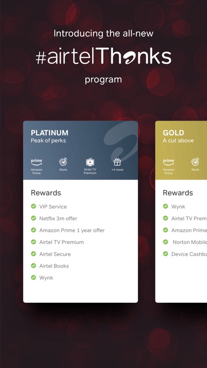 Airtel Thanks- Recharge & Bank