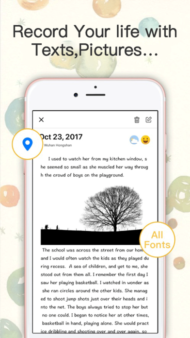 Screenshot #1 pour My Treehole - Daily Diary