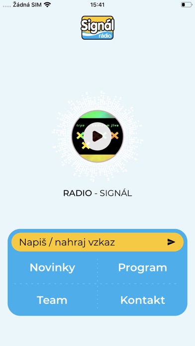 Signál rádio Screenshot