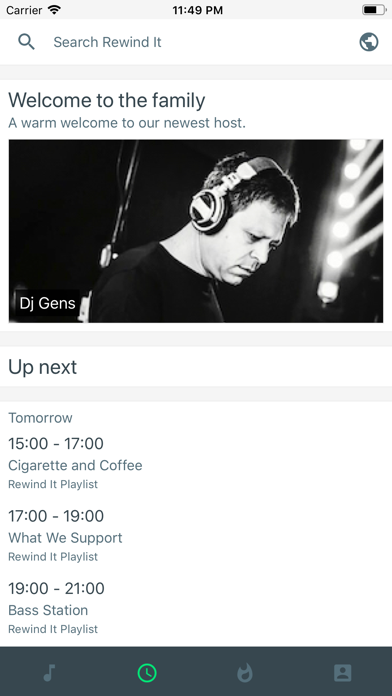 Rewind It Radio iPhone screenshot 4 - Music app