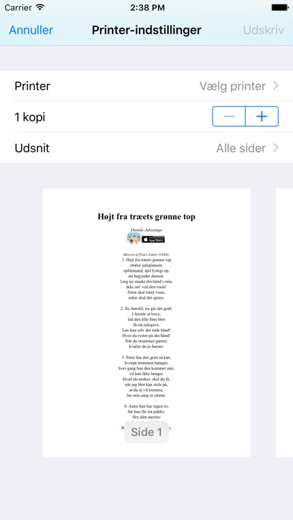 Danske Julesange - tekster screenshot-3