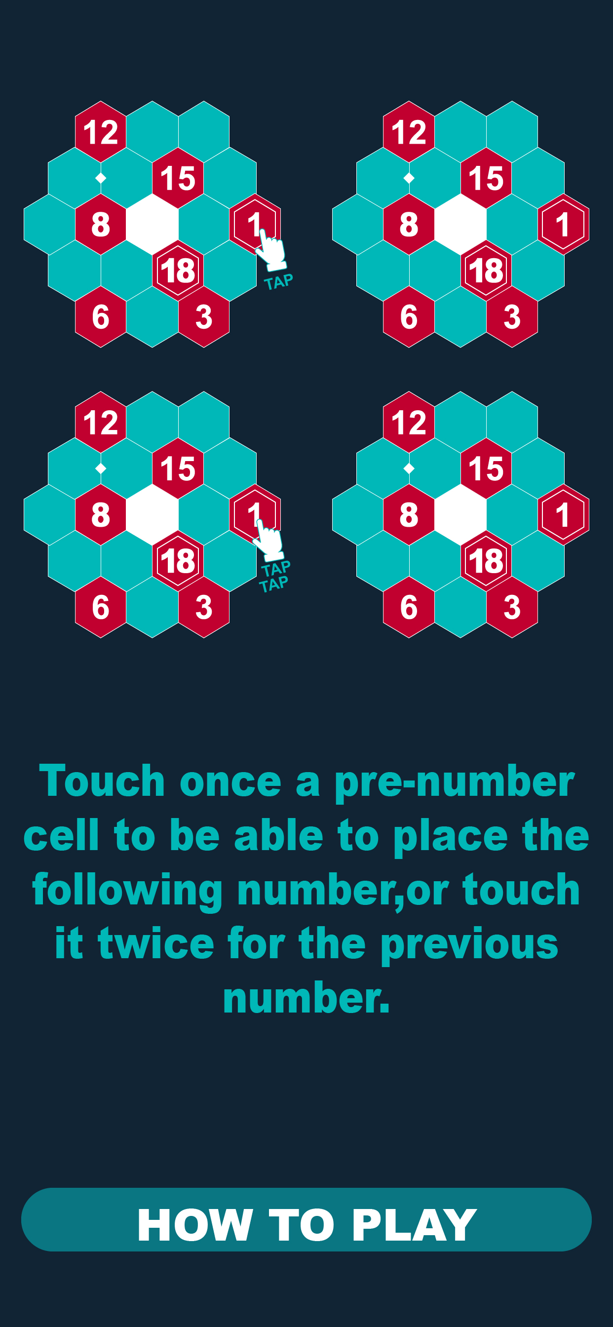 Connect number series : hidoku