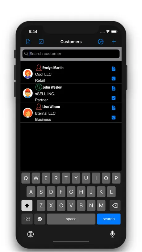 Customer Management - Contacts