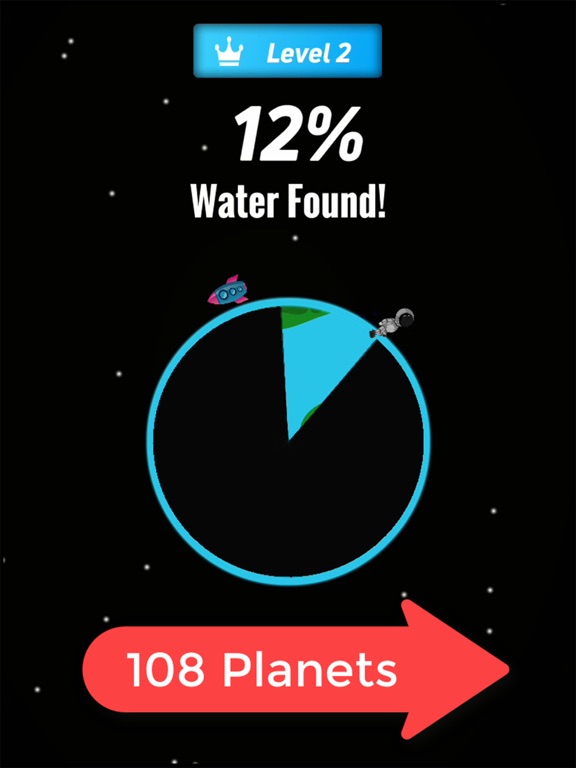 108 Planets Space Game iPad screenshot