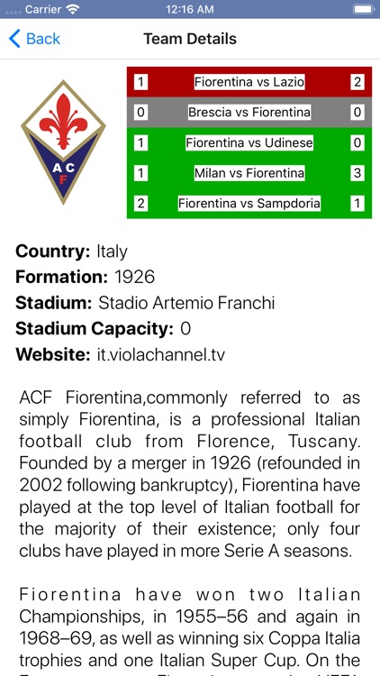 InfoLeague - Italian Serie A screenshot-4