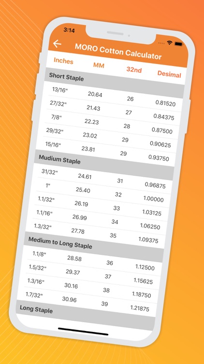 MORO Cotton Calculator screenshot-9