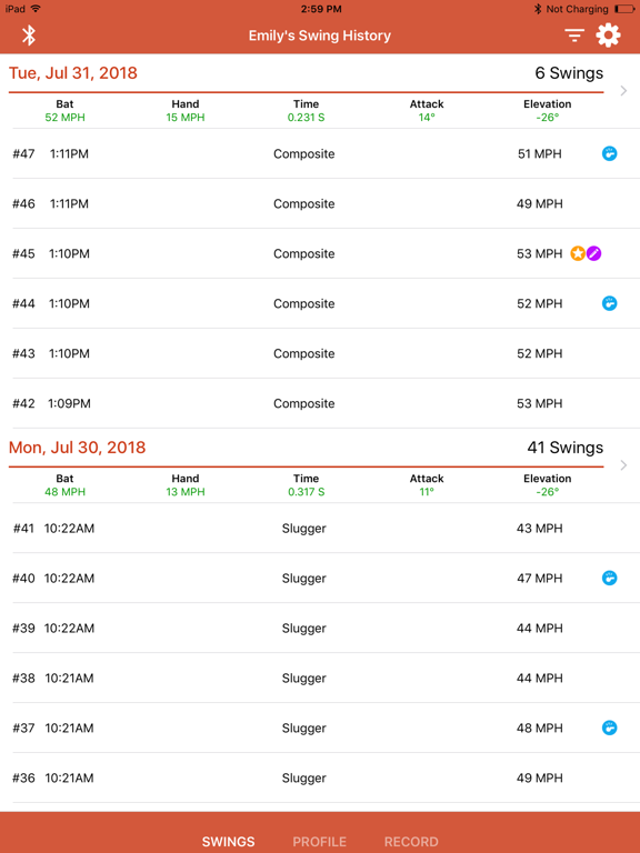Garmin Impact iPad screenshot 6 - Sports app