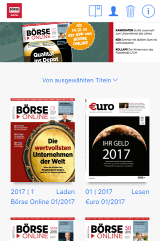BÖRSE ONLINE Digital - náhled