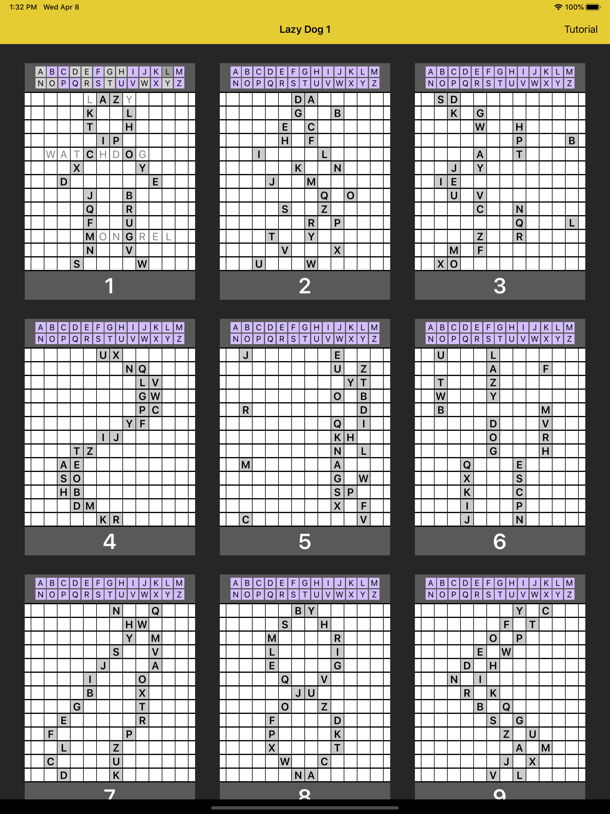 Lazy Dog Word Puzzle Volume 1 screenshot 11