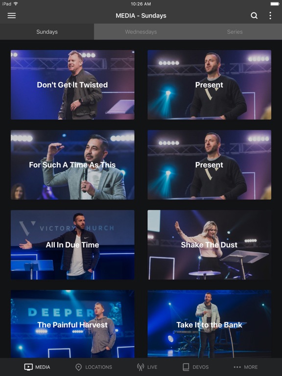 Victory.Church iPad screenshot 1 - Lifestyle app