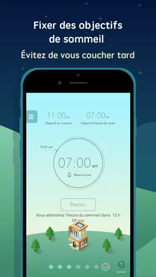 Capture d'écran de SleepTown sur iPhone 2