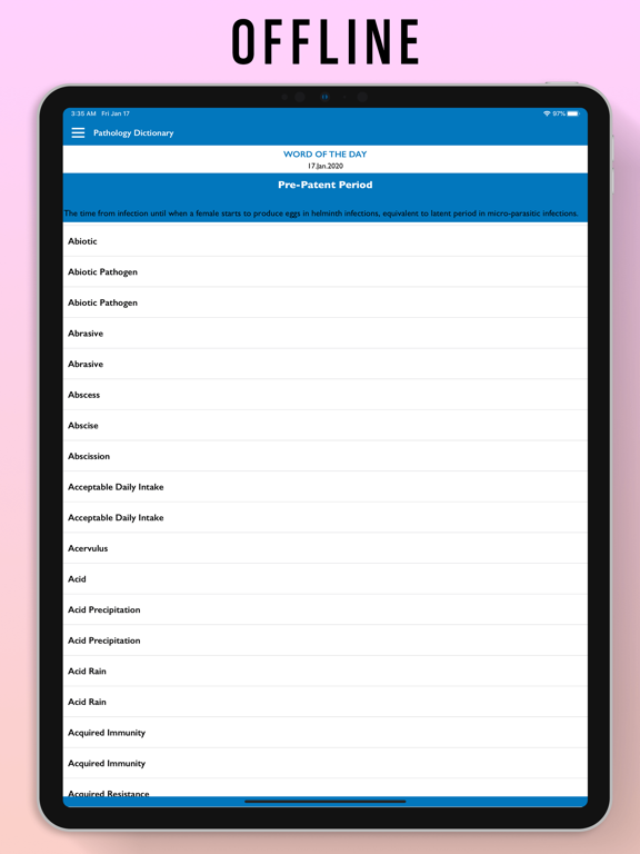 Screenshot #5 pour Pathology Dictionary Pro