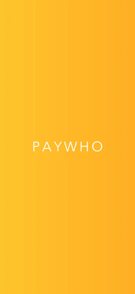 PayWho: Quick Split Bill