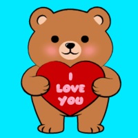 Dancing Love Bears Animated app icon - Stickers app for iPhone
