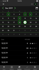 PitchTracker Softball screenshot
