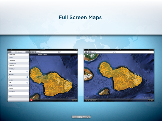 GIS Pro iPad app afbeelding 4